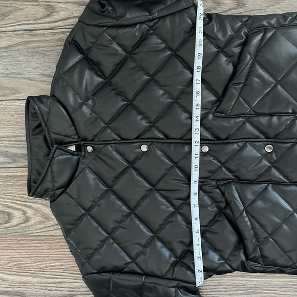 Z SUPPLY HERITAGE FAUX LEATHER JACKET BLK - Picture 7 of 9